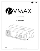 VMAX LED-V15 User Manual preview