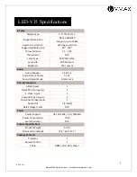 Preview for 4 page of VMAX LED-V15 User Manual