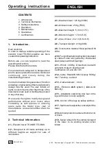 Preview for 10 page of VMB TE-064 Operating Instructions Manual