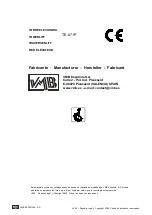 Предварительный просмотр 2 страницы VMB TE - 071P Operating Instructions Manual