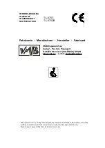 Preview for 2 page of VMB TL - 075C Quick Operation Manual