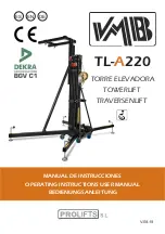 VMB TL-A220 Operating Instructions & User Manual preview