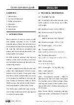 Preview for 5 page of VMB TL-A220 Operating Instructions & User Manual