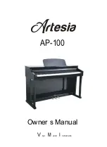 VMI Artesia AP-100 Owner'S Manual preview