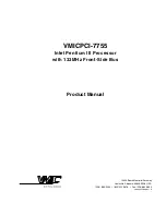 Preview for 1 page of VMIC VMICPCI-7755 Product Manual