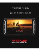 VMS Touring 700HDs II Quick Start Manual предпросмотр