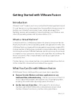 Preview for 5 page of VMware FUS3-ENG-M-10-CP - Fusion For Mac OS X Getting Started Manual