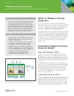 VMware VCLOUD DIRECTOR Datasheet preview