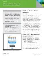 VMware VSHIELD ENDPOINT Datasheet preview