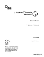 VNS Therapy LivaNova Tunneler 402 Directions For Use preview