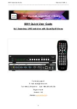 VNS S901 Quick User Manual предпросмотр