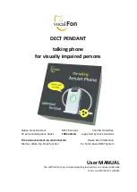 vocalFON DECT PENDANT User Manual preview