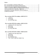 Preview for 2 page of Vocas MB-210 User Manual