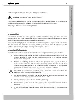 Preview for 3 page of Voce B2C Operator'S Manual