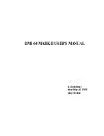 Voce DMI-64 Mark II User Manual preview