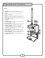 Предварительный просмотр 12 страницы VocoPro 2.4GHz Wireless Audio System AIR-NET Owner'S Manual