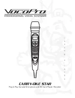 VocoPro CARRY-OKE STAR Owner'S Manual preview