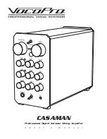 VocoPro CASAMAN Owner'S Manual предпросмотр