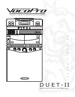 Предварительный просмотр 1 страницы VocoPro Cassette Deck Owner'S Manual