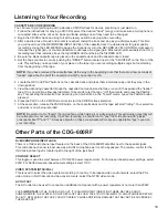 Preview for 12 page of VocoPro CDG-600RF Owner'S Manual