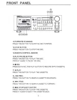 Preview for 6 page of VocoPro CDG-X3 Owner'S Manual