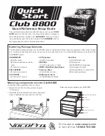 Предварительный просмотр 1 страницы VocoPro Club 8800 Quick Reference & Setup Manual