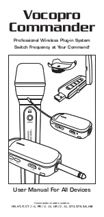 Предварительный просмотр 1 страницы VocoPro Commander CT User Manual