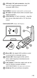 Предварительный просмотр 13 страницы VocoPro Commander CT User Manual