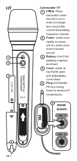 Предварительный просмотр 14 страницы VocoPro Commander CT User Manual