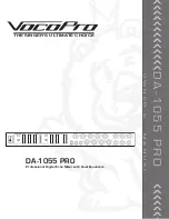 VocoPro DA-1055 PRO Owner'S Manual preview