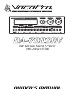 Предварительный просмотр 1 страницы VocoPro DA-7909RV Owner'S Manual