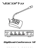 Preview for 1 page of VocoPro DigiQuad-Conference V2 Owner'S Manual