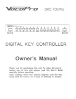 VocoPro DKC-100 PRO User Manual предпросмотр