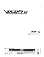 Предварительный просмотр 1 страницы VocoPro DKP-10G Owner'S Manual