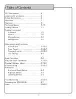 Preview for 3 page of VocoPro DTX-9909K User Manual