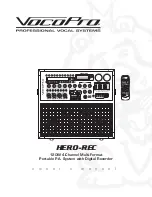 Предварительный просмотр 1 страницы VocoPro Hero-Rec Owner'S Manual