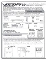 Предварительный просмотр 1 страницы VocoPro IDOL Quick Reference & Setup Manual