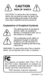 Предварительный просмотр 5 страницы VocoPro IEM-900R Owner'S Manual