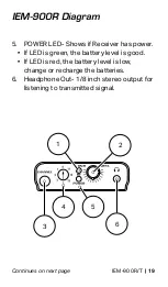 Предварительный просмотр 19 страницы VocoPro IEM-900R Owner'S Manual