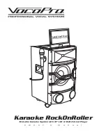 VocoPro Karaoke RockOnRoller Owner'S Manual preview