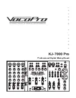 Preview for 1 page of VocoPro KJ-7000 Pro Owner'S Manual