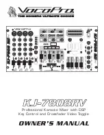 VocoPro KJ-7808RV Owner'S Manual preview