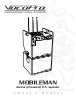 Предварительный просмотр 1 страницы VocoPro Mobileman Owner'S Manual