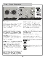 Предварительный просмотр 22 страницы VocoPro PA-PRO 900 Owner'S Manual