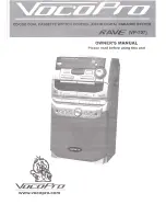 VocoPro RAVE VP-707 Owner'S Manual preview