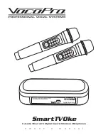 Предварительный просмотр 1 страницы VocoPro SmartTVOke Owner'S Manual