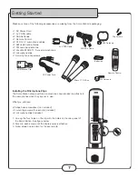 Preview for 7 page of VocoPro SONIC STATION Owner'S Manual