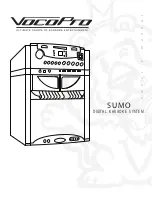 VocoPro SUMO Owner'S Manual предпросмотр