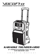 Preview for 1 page of VocoPro THUNDER-1200 Owner'S Manual