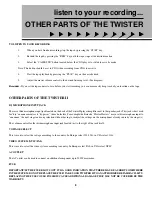 Предварительный просмотр 11 страницы VocoPro Twister II Owner'S Manual